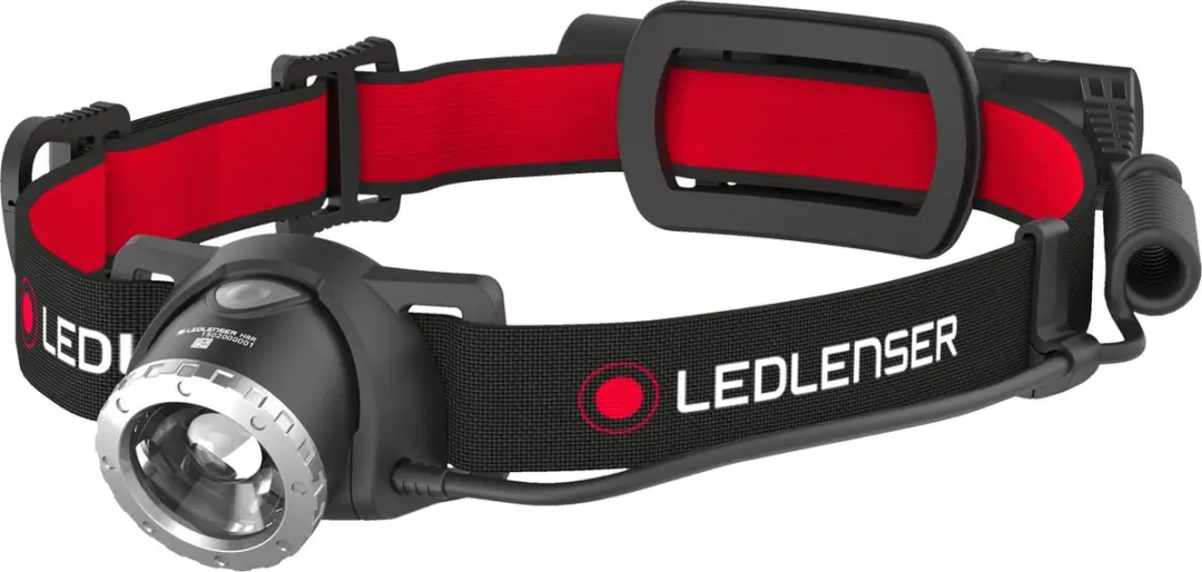 Ledlenser H8R Hoofdlamp 600 Lumen - Zwart/Rood