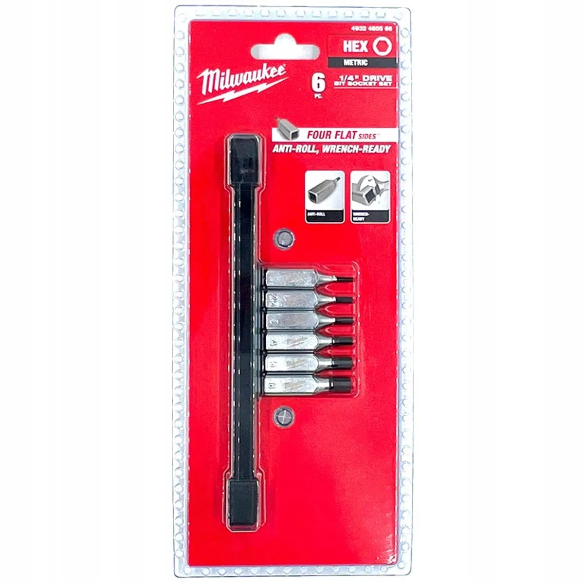 Milwaukee Inbuskop 1/4" 2-6mm