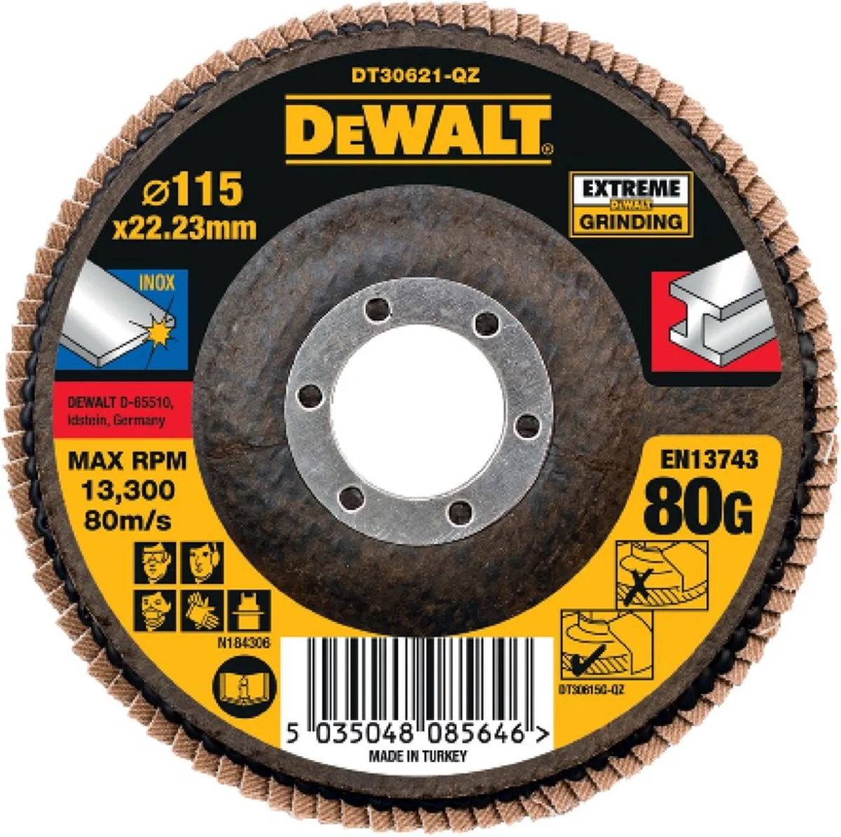 DeWalt DT30621 Lamellenschijf 115mm