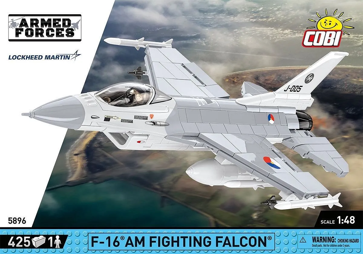 Cobi 5896 F-16 KLU Falcon - 425 Onderdelen - Meerkleurig