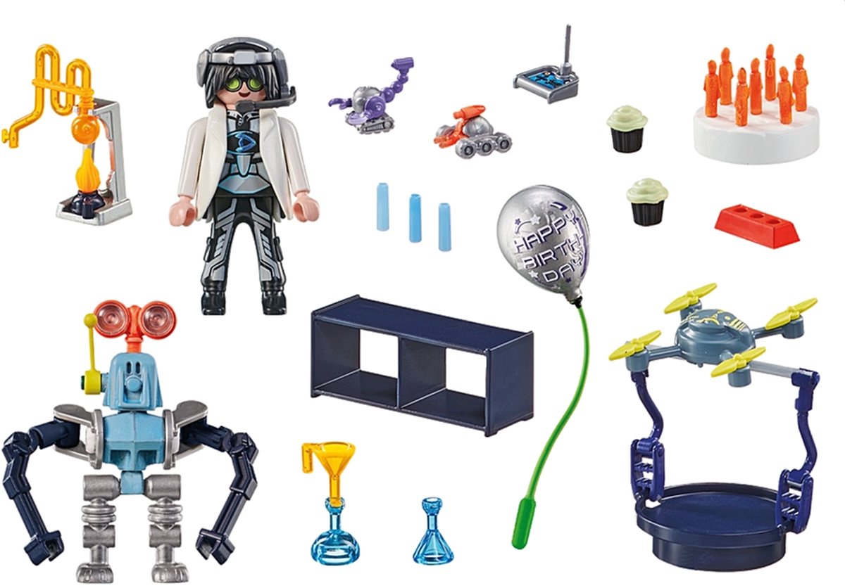 PLAYMOBIL Gift Set Onderzoekers met robots - 71450