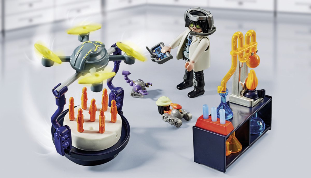 PLAYMOBIL Gift Set Onderzoekers met robots - 71450