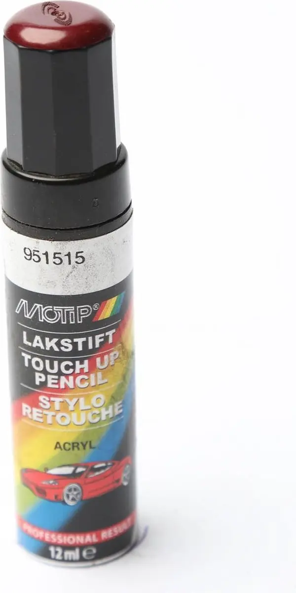 Motip 951515 Auto Lakstift Rood Metallic 12ml