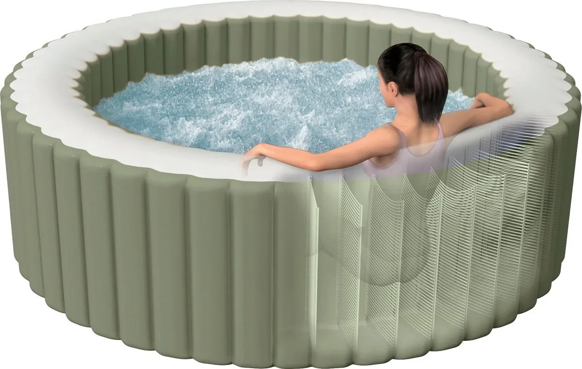 Intex 6-persoons Round Bubble Spa Set - 140 Jets - Ø216cm