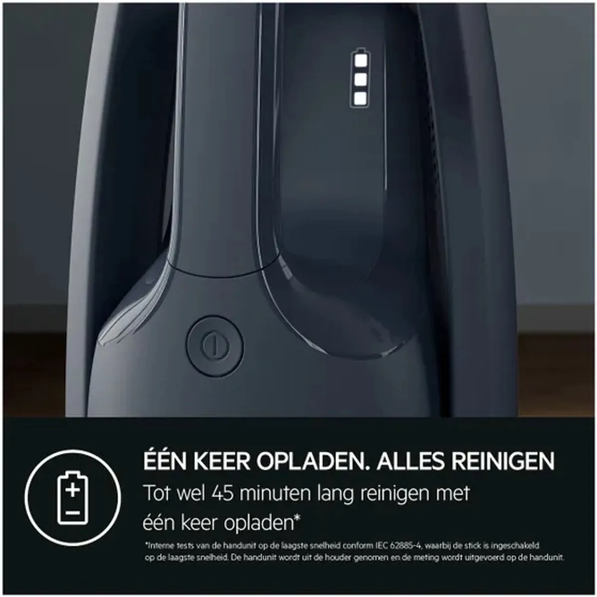 AEG AS52CB18DB Steelstofzuiger - Donkerblauw/Zwart