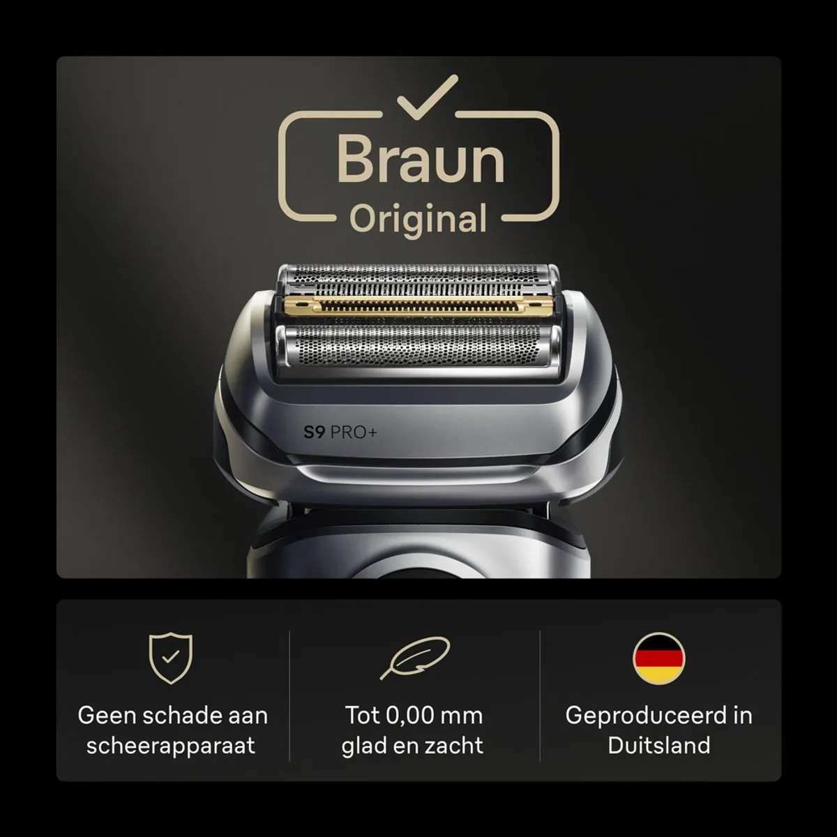 Braun Series 9 PRO+ Vervangingskop 96M - Zilver