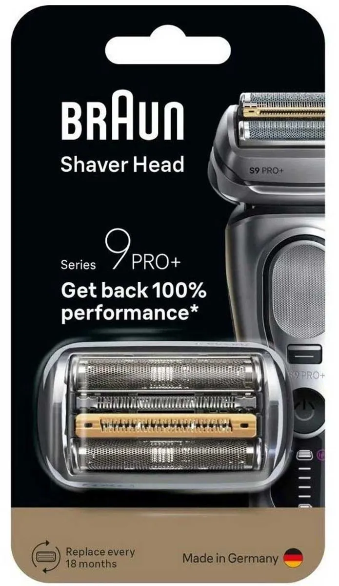 Braun Series 9 PRO+ Vervangingskop 96M - Zilver