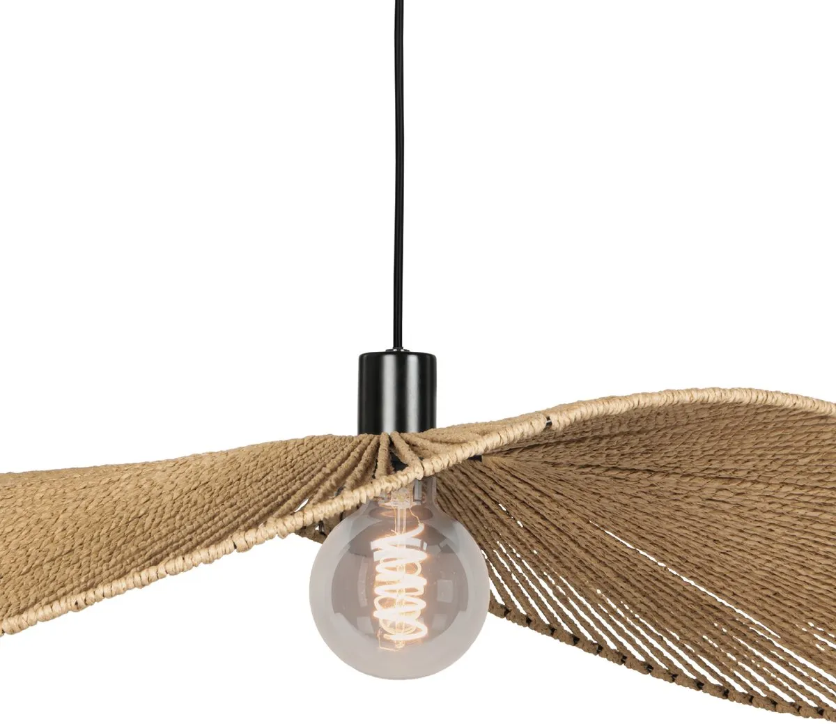 Eglo Siruela Hanglamp E27 Ø80cm - Bruin/Zwart