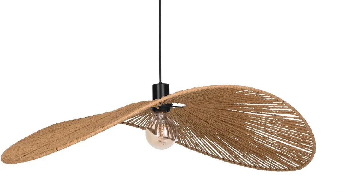 Eglo Siruela Hanglamp E27 Ø80cm - Bruin/Zwart