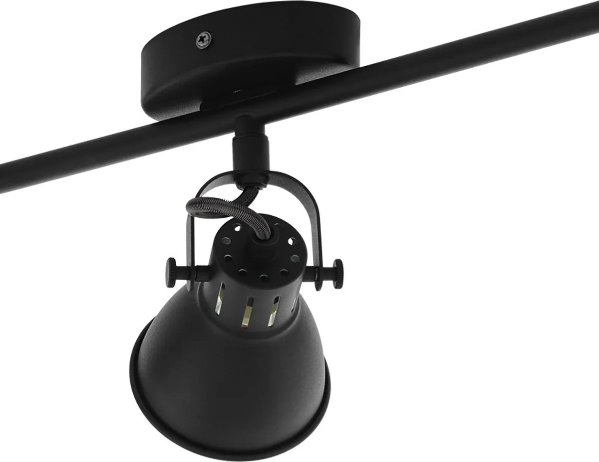 Eglo Seras 2 Spot - 3x GU10 - 59,5 cm - Zwart