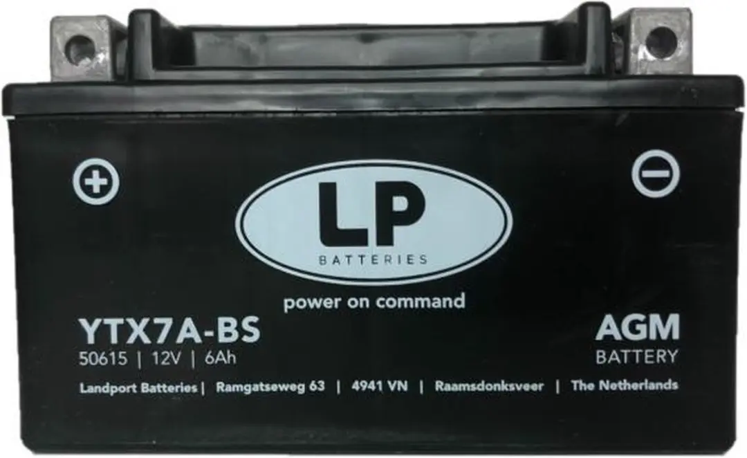 Landport AGM Accu LTX7A-BS 12V - 6Ah