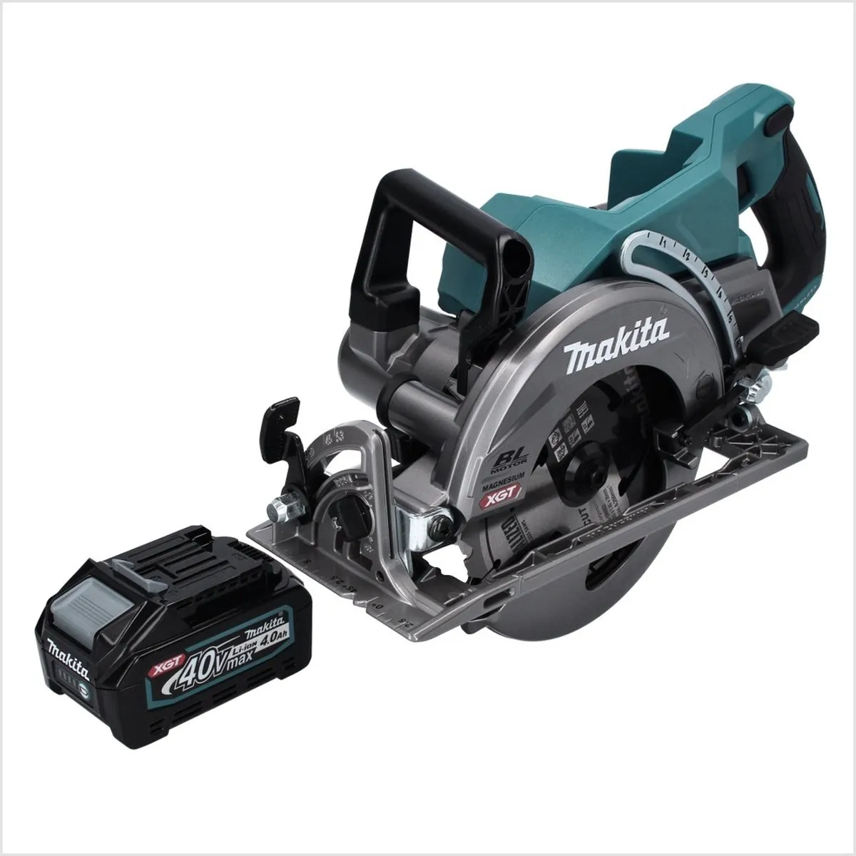 Makita RS 001 GM1 Accu-handcirkelzaag 185mm - 4,0 Ah - afbeelding 4 van 5