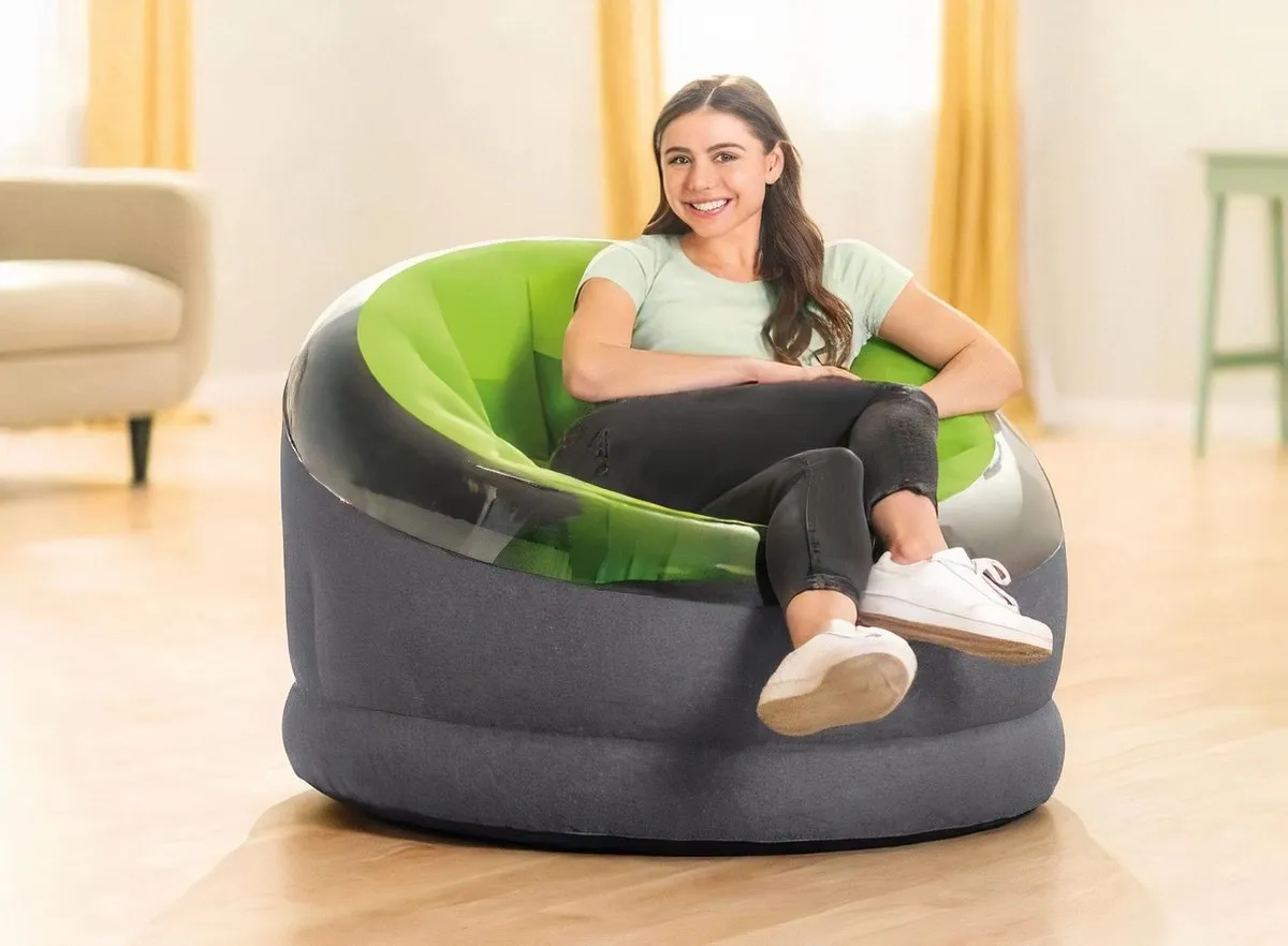 Intex Empire Chair 66581NP - Ø56cm - Grijs/ Groen