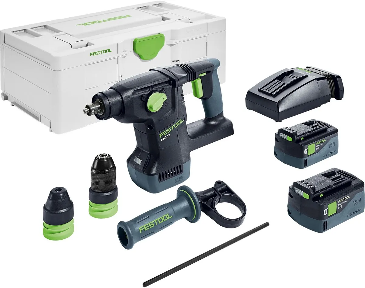 Festool KHC 18 5.0 EBI-Plus Accu Combihamer - 2x Accu