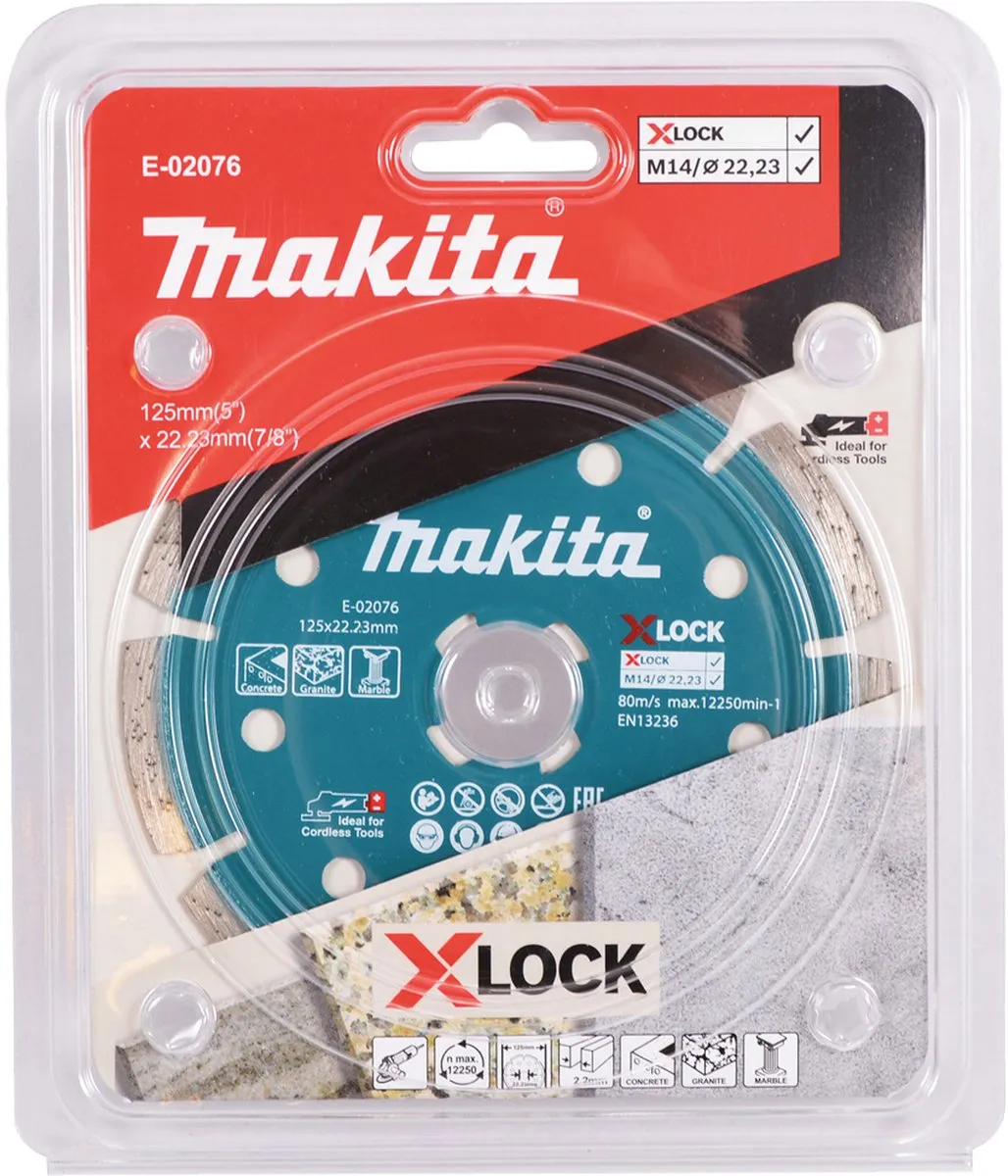 Makita Diamantschijf 125x22,23mm E-02076