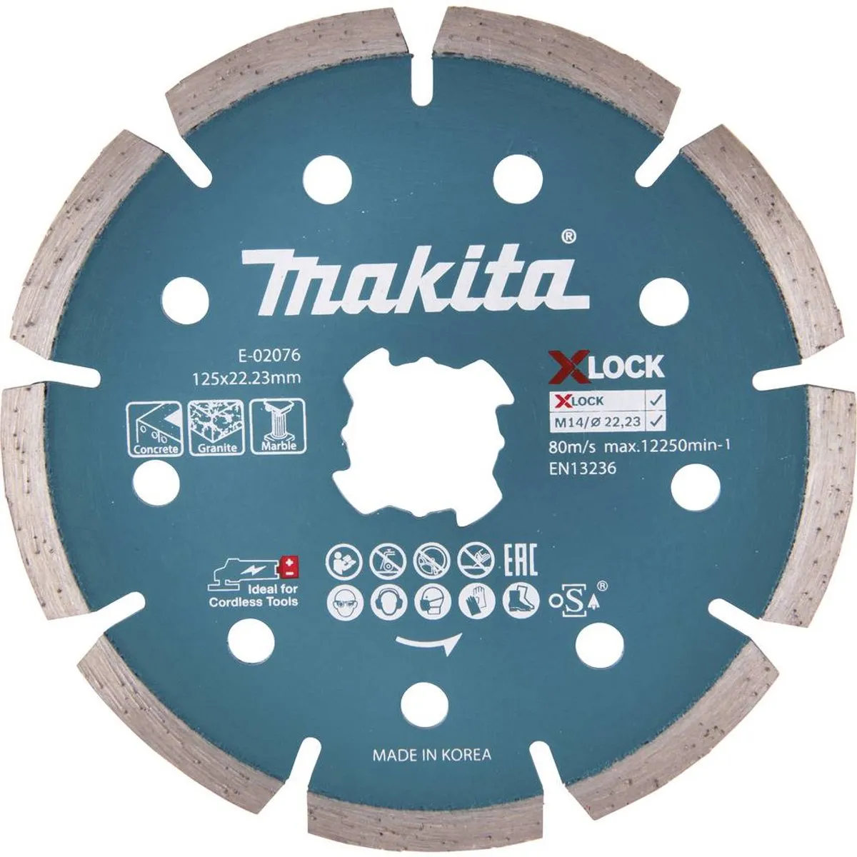 Makita Diamantschijf 125x22,23mm E-02076