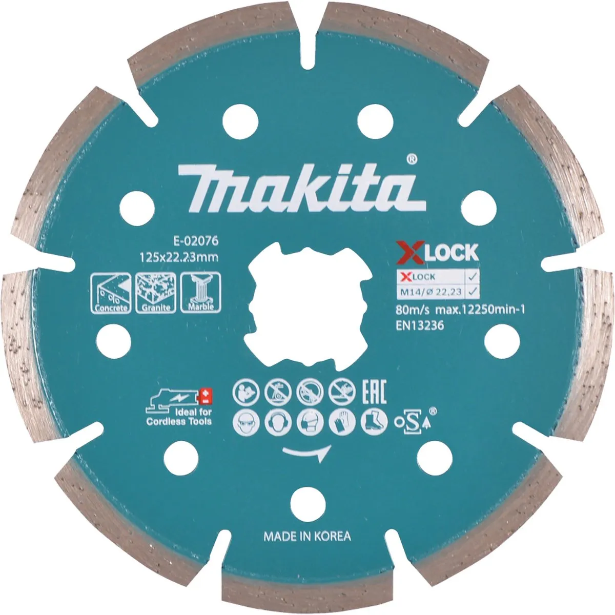 Makita Diamantschijf 125x22,23mm E-02076