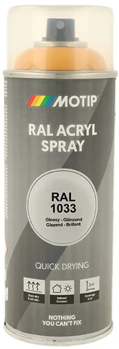 Motip Dupli RAL 1033 Spuitbus 400ml - Meerkleurig
