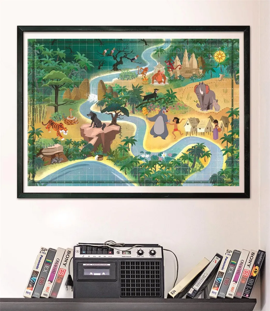 Clementoni Disney Jungle Boek Puzzel 1000 Stukjes - Multi