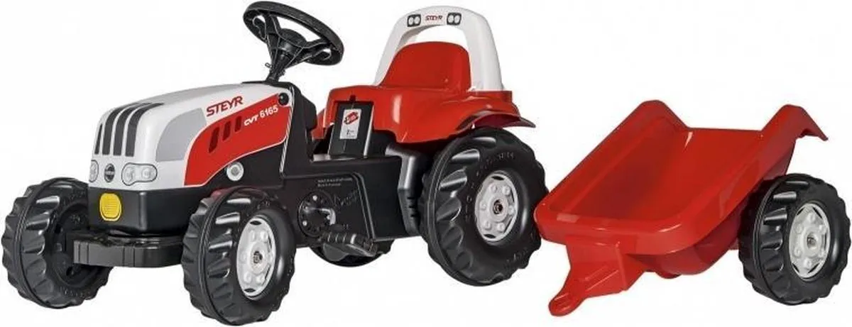 Rolly Toys Tractor Steyr 6190 CVT met Aanhanger - Multicolor
