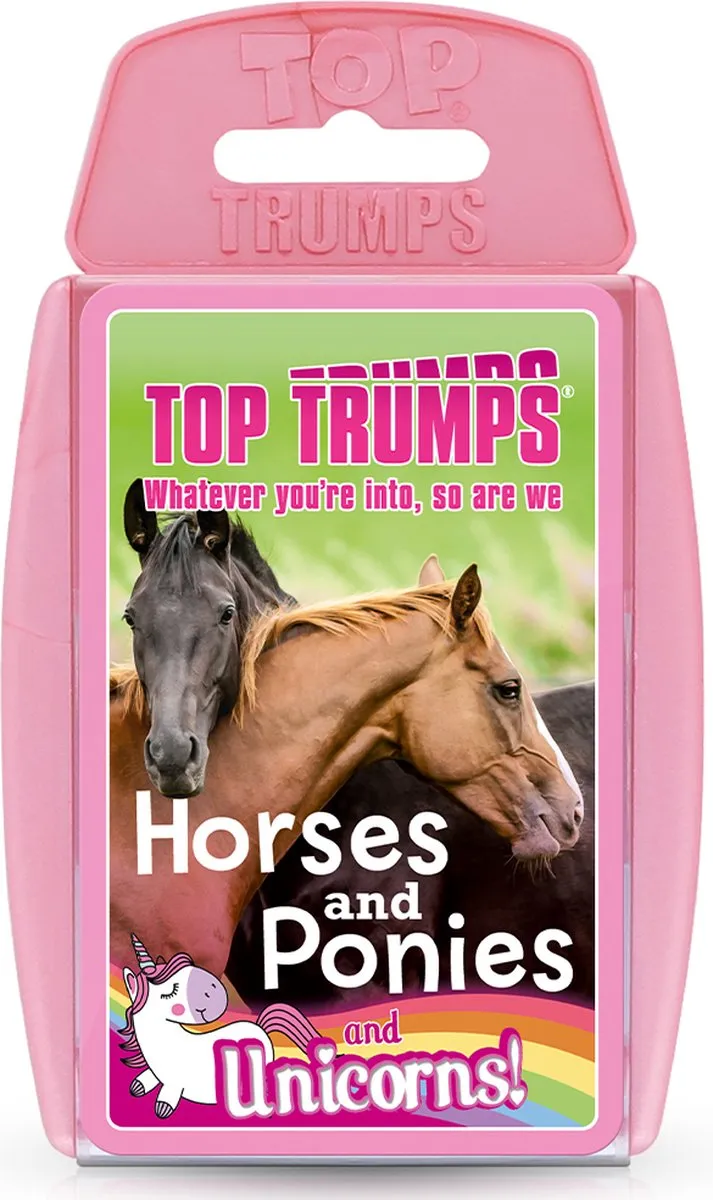 Winning Moves Horses, Ponies and Unicorns - Kaartspel - Top Trumps - Engels