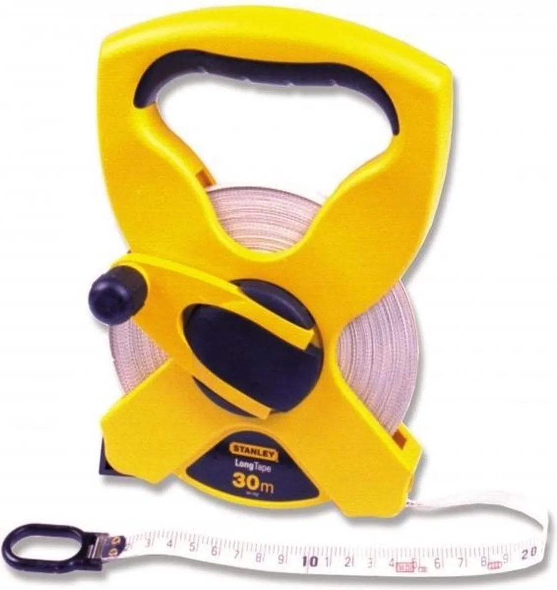 Stanley Landmeter Fiberglas 60m 12.7mm - Geel