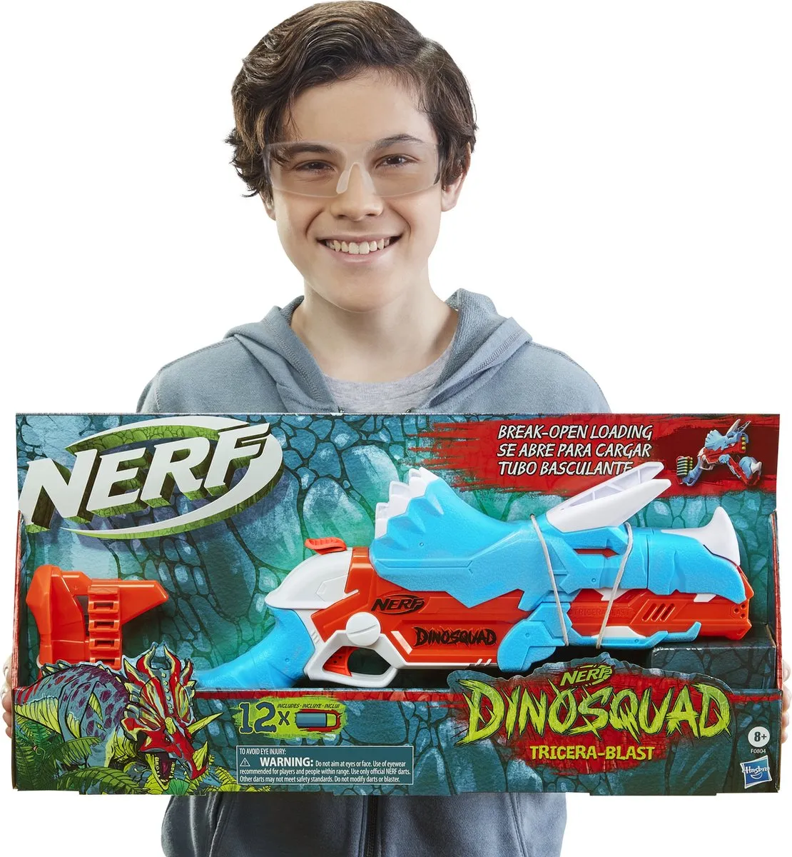 Nerf Dinosquad Tricerablast F0803EU4 - Multikleur