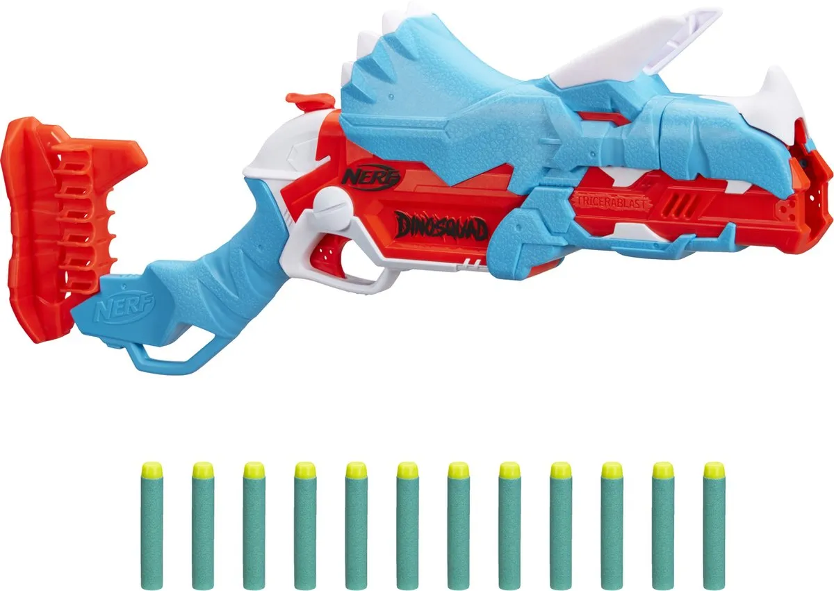 Nerf Dinosquad Tricerablast F0803EU4 - Multikleur