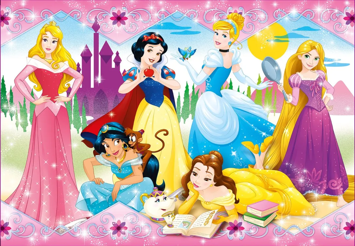 Clementoni PZL 104 Princess Puzzel - 104 Stuks - Multicolor