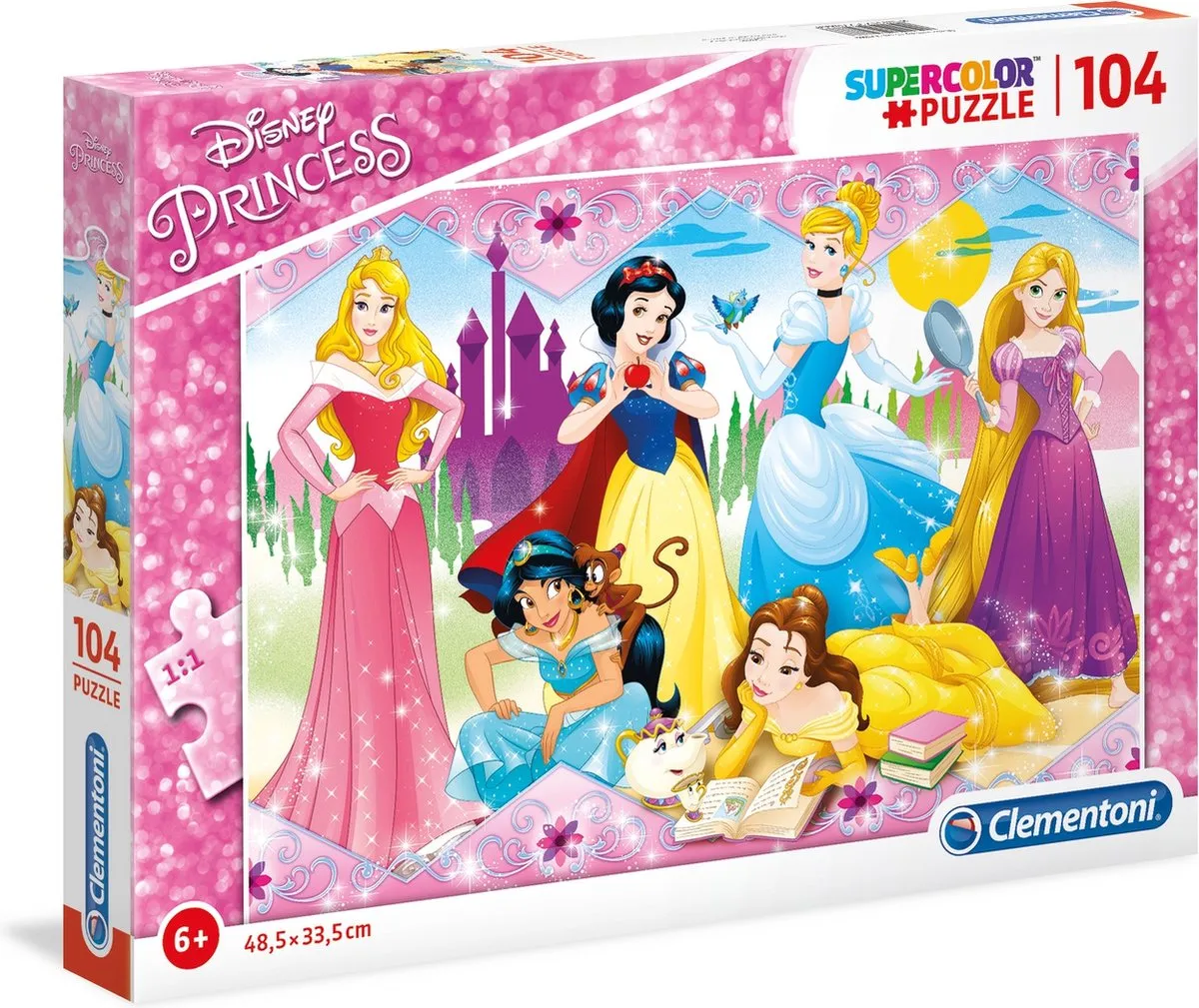 Clementoni PZL 104 Princess Puzzel - 104 Stuks - Multicolor