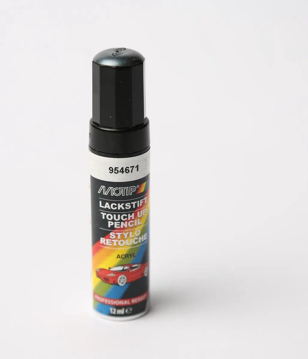 Motip 954671 Auto Lakstift Blauw Metallic 12ml
