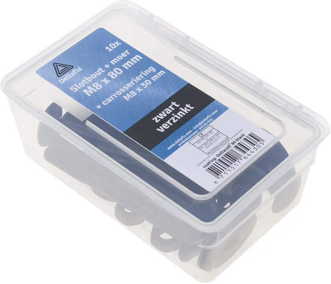 Deltafix M8 x 80mm Slotbout