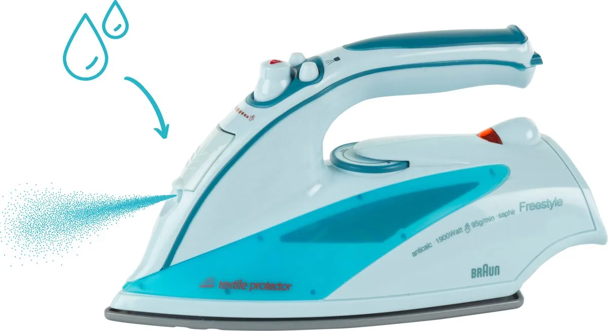 Braun Strijkijzer - Blauw - 2x AA