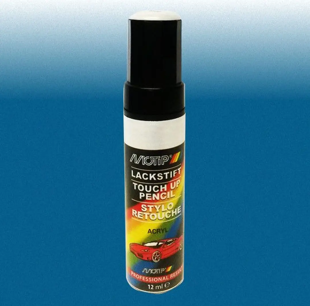 Motip 953943 Auto Lakstift Blauw Metallic 12ml