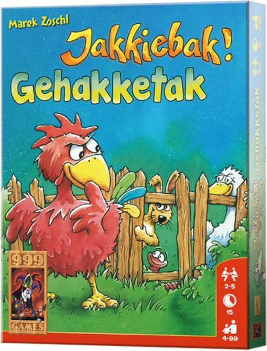 Jakkiebak! Gehakketak Kaartspel - 2-5 Spelers