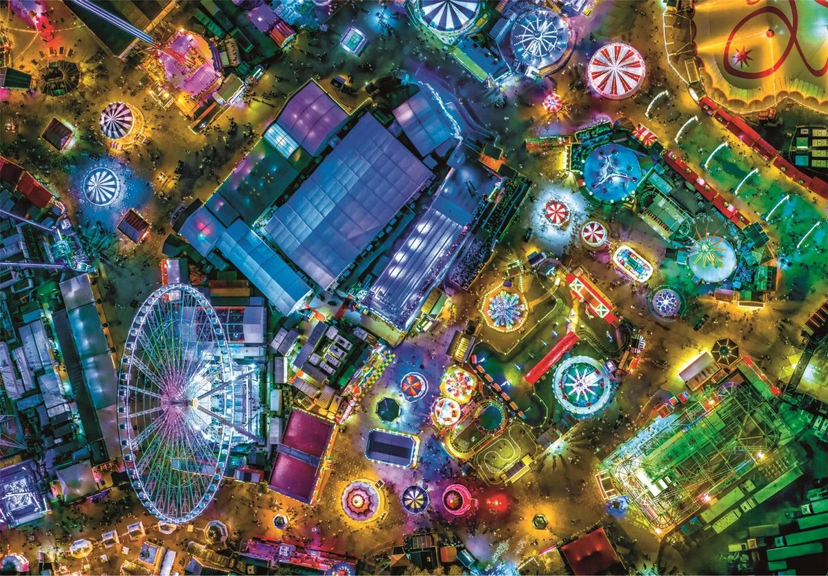 Clementoni 2000 Stuks Luchtfoto Puzzel - Multikleur