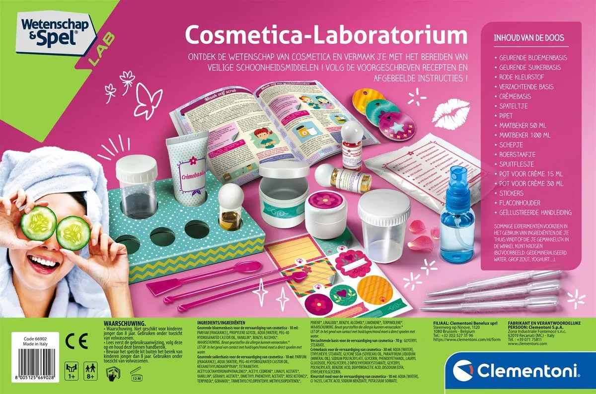 Clementoni Cosmeticalaboratorium Experimenteerdoos 66902 - afbeelding 6 van 6