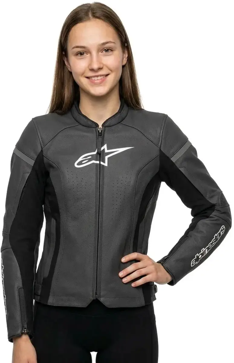 Alpinestars Stella Kira V2 Lederen Jas - Maat 50 - afbeelding 2 van 5