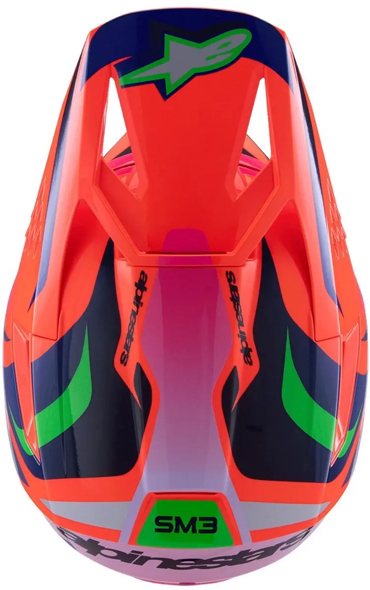 Alpinestars S-M3 Youth Deegan Helm - Maat M - Oranje