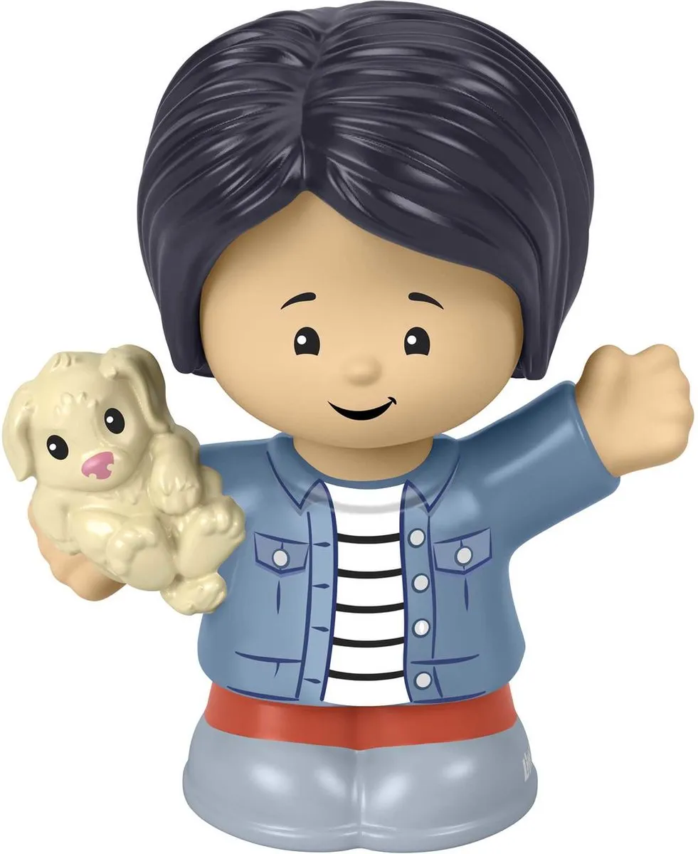 Fisher-Price Little People Vrouw met Puppy GWV17 - Meerkleurig