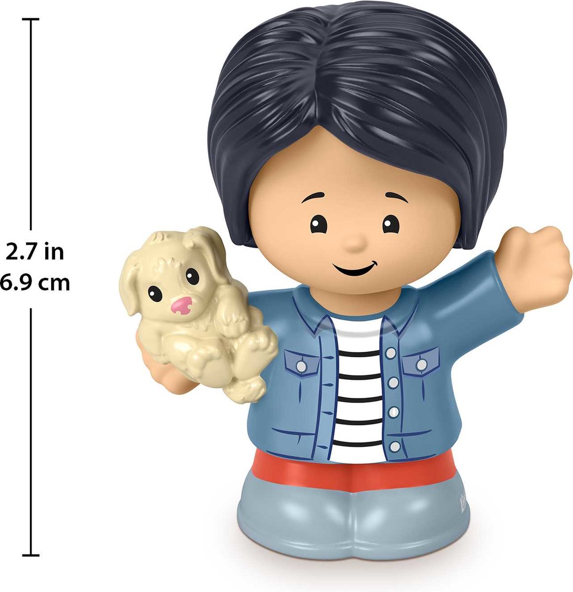 Fisher-Price Little People Woman with Puppy, 1 jaar, Meerkleurig