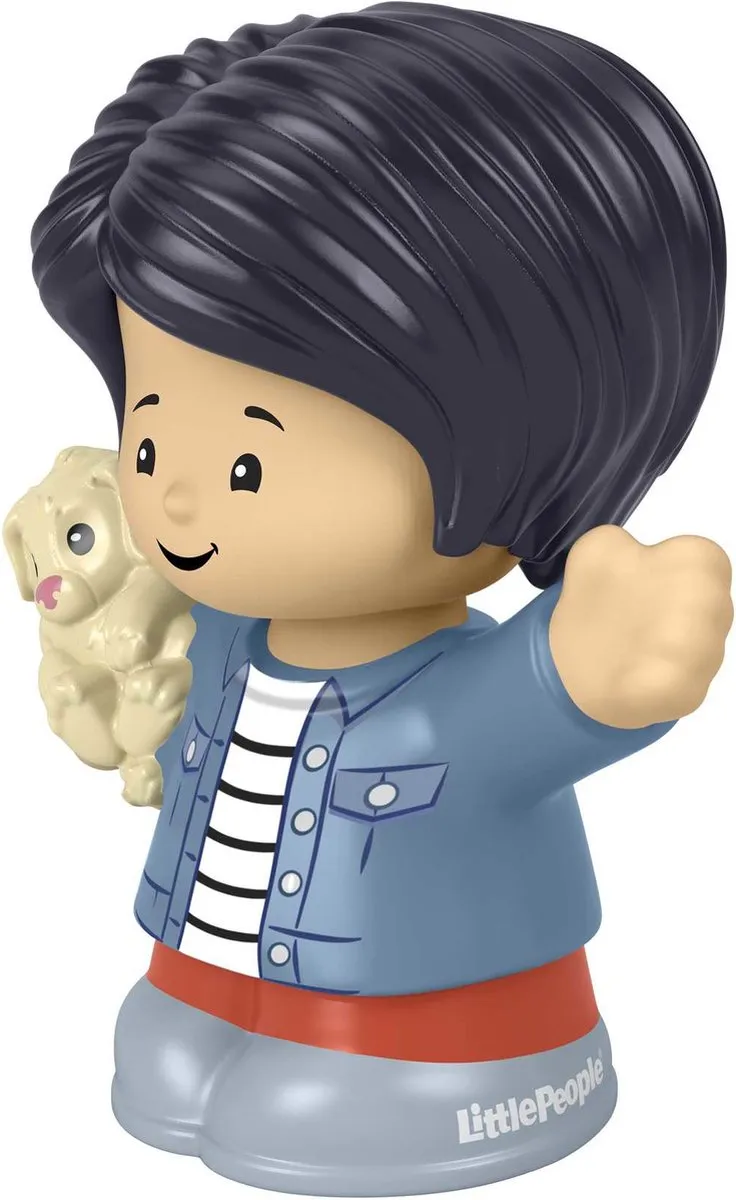 Fisher-Price Little People Vrouw met Puppy GWV17 - Meerkleurig - afbeelding 6 van 6