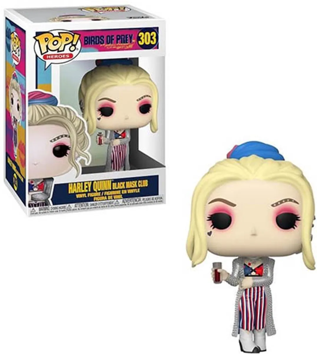 Funko Pop! DC Birds of Prey Harley Quinn Black Mask Club FUN44369 - afbeelding 4 van 4