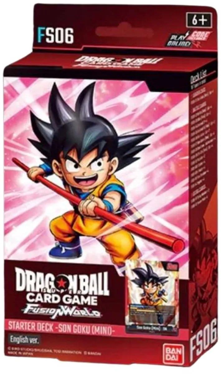 Bandai Namco Dragon Ball SCG Fusion World FS06 Starter Deck Son Goku