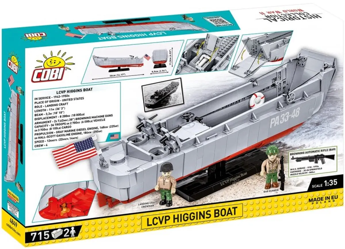Cobi LCVP Higgins Boot - COBI-4849 - 715 Stukken