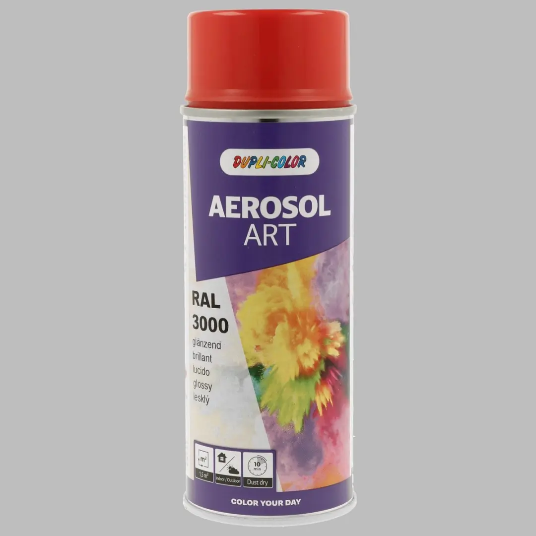 Motip Dupli-Color Aerosol-Art Spuitbus 400ml - RAL 3000 Meerkleurig - afbeelding 6 van 6