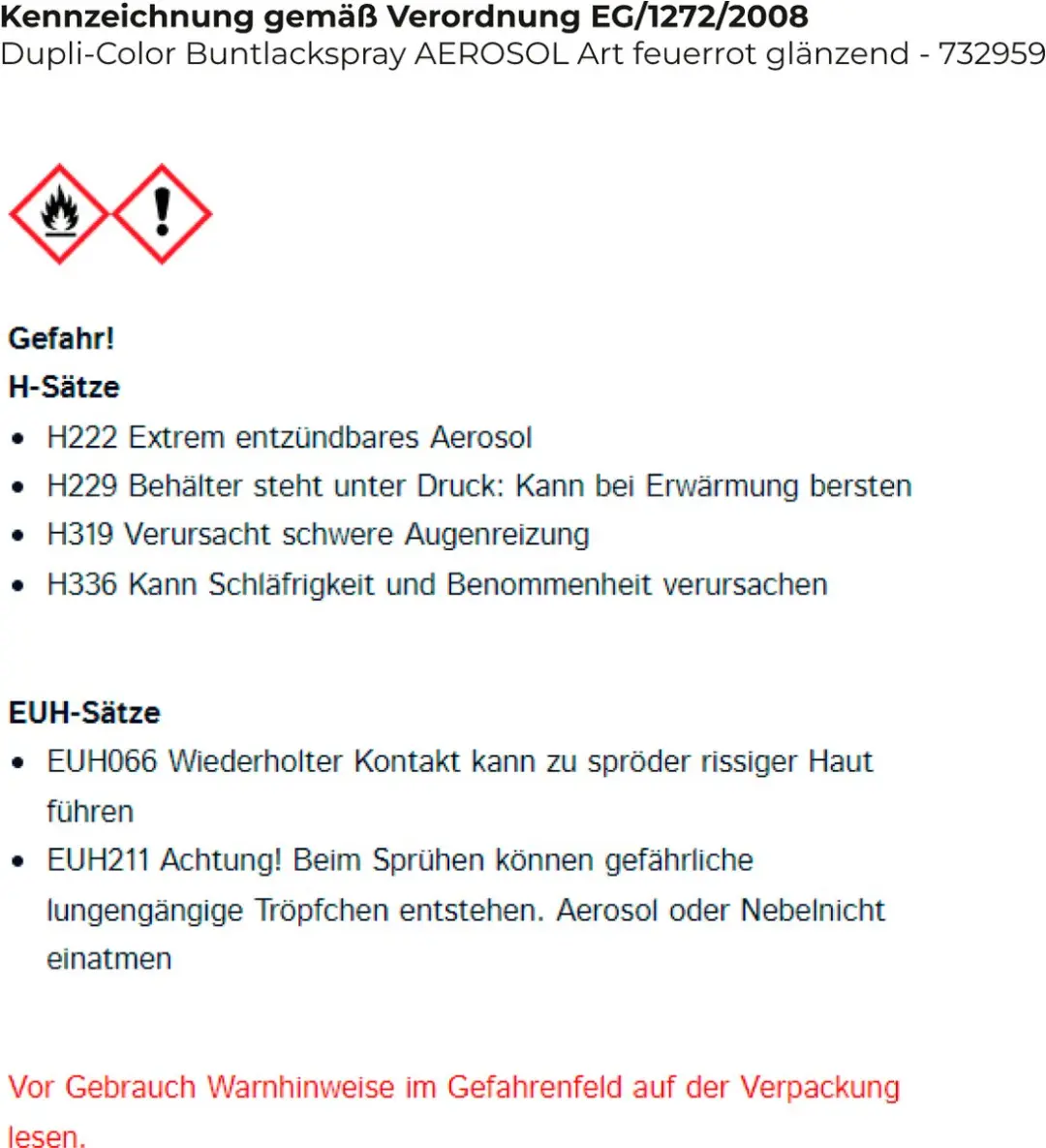 Motip Dupli-Color Aerosol-Art Spuitbus 400ml - RAL 3000 Meerkleurig
