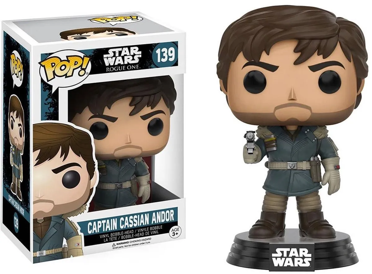 Funko Pop! Star Wars Captain Cassian Andor #139 Verzamelfiguur