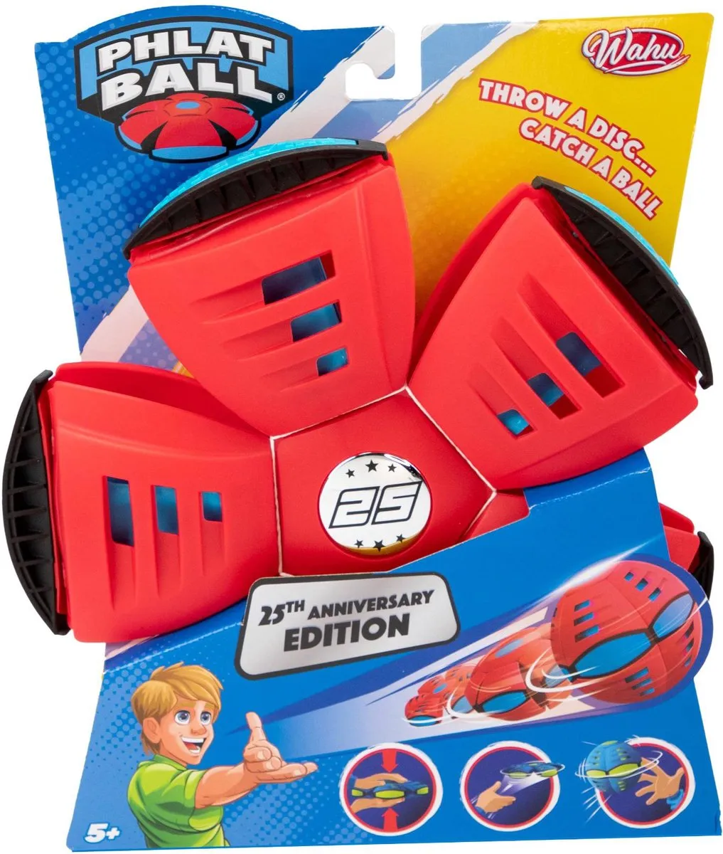 Goliath Phlat Ball Classic Blauw - 25 Jaar Editie - afbeelding 6 van 6