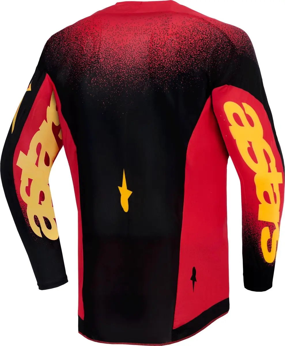Alpinestars Supertech SCENZ Motorcross Trui - XL - Rood/Zwart/Geel